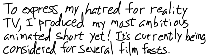 This is my most ambitious animated short yet